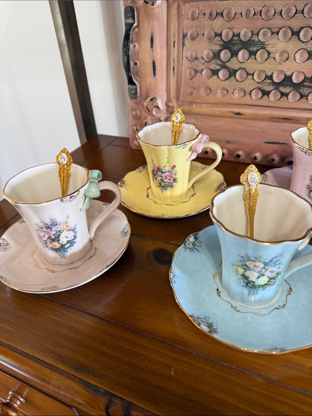 Vintage, set of 6, Lena Liu’s Garden Treasures